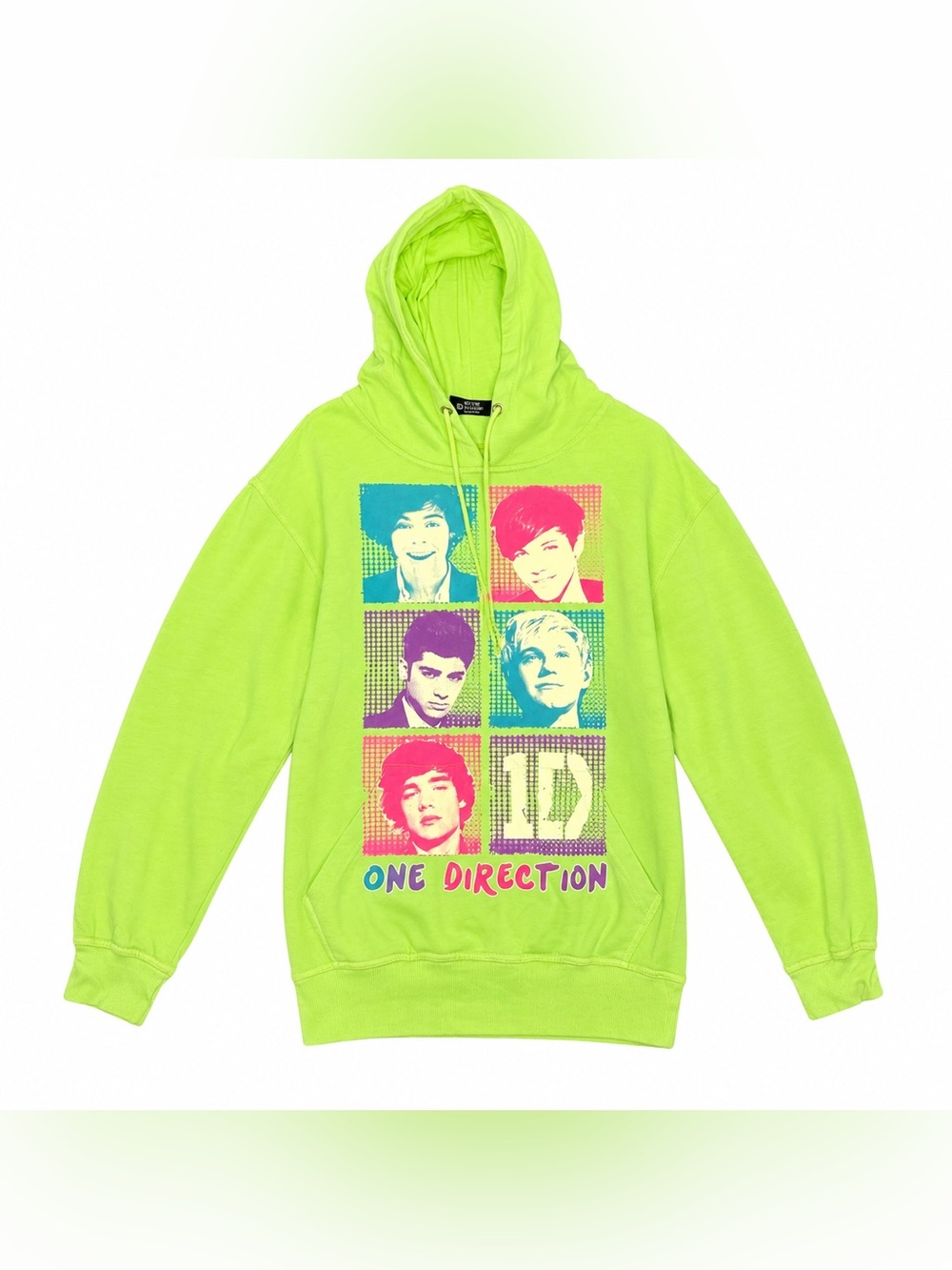 1D Neon Lime Pop-Art Hoodie Sweatshirt